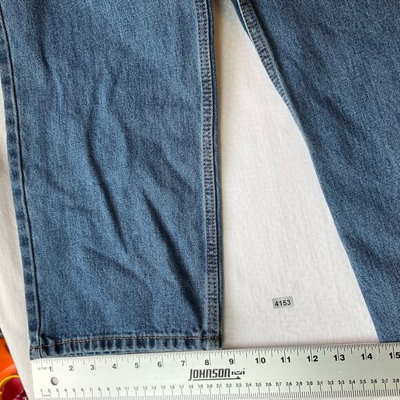Levi’s Men Jeans 550 Size W36xL30 Blue Straight Leg Mid Rise - Picture 6 of 12